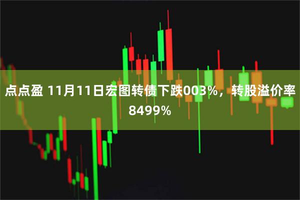 点点盈 11月11日宏图转债下跌003%，转股溢价率8499%